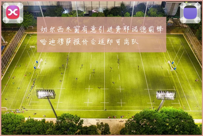 切尔西冬窗有意引进费耶诺德前锋哈迪穆萨报价合适即可离队